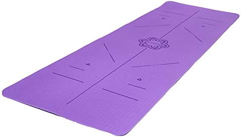 Yoga Mat Thickness 8mm Body Alignment System Tpe Eco Friendly Material Non Slip Extra Large Fitness Mat With Carry Bag Buy Online At Best Price In Uae Amazon Ae