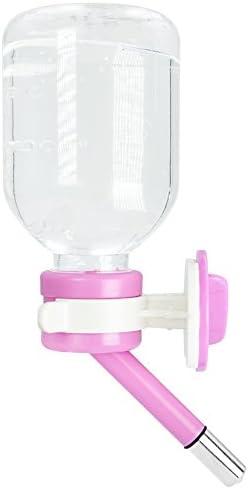 Meicent MP-580 Professional No Drip Pet Water Bottle - 150ml/5.3(oz), Best Water Bottle For Small Animals (Guinea Pig, Dog Pups, Bunny, Kittens, Ferret , Small-Sized Pets)
