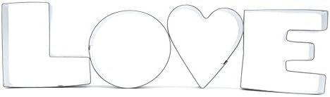 Metal Biscuit Pastry Cookie Cutter Jelly Craft Fondant DIY Kitchen Baking Tool Sandwiches A218 Love