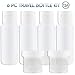 Lingito 2oz Travel Bottles Set (4 Pcs) With Cosmetic Containers (1 oz) - Portable 100% Leak Proof Refillable Toiletry Containers - Squeezable Tubes for Shampoo, Conditioner & lotion