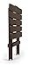Camco 51886 Mocha Large Adirondack Portable Outdoor Folding Side Table, Perfect for The Beach, Camping, Picnics, Cookouts and More, Weatherproof and Rust Resistantthumb 1