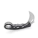 MASALONG Big White Shark Claw Folding Teeth Knife (Stone wash Fox)