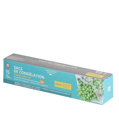 "LOS INDISPENSABLES" BOLSA CONGELATION X15 CON CIERRE FÁCIL