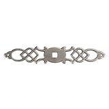 Hickory Hardware P326-ST 5-1/2-Inch Manor House Back Plate, Silver Stone