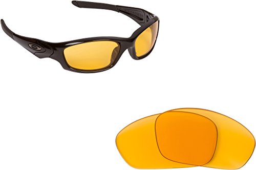 New SEEK Replacement Lenses Oakley STRAIGHT JACKET - Polarized Hi Intensity Yellow