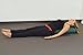 YogaAccessories Small Junior Sized Round Cotton Yoga Bolster - Green