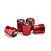 TK-KLZ 5Pcs for Jeep Skull Logo Car Wheel Tires Valve Stem Caps for Chrysler Jeep Grand Cherokee Wrangler Compass Cherokee Renegade Patriot Grand Comander Decoration Accessories (Red)