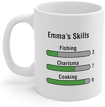 Funny Sims Mug, Custom Sims Mug, Sims 3 Mug, Sims Skills, Sims Mug, Nerd Mug, Novelty Mug, Gifts for Nerds, Nerdy Mugs, Gamer Mugs