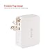 epxid Chargeport 2C 5v/27w 3 USB Ports Type C Wall Charger Adaptor for Nexus 6p, Google Chromebook Pixel, Nokia N1, Pixel C, Other Devices with USB Type C (White)