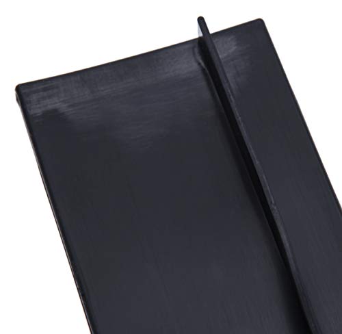 Silicone Counter Gap Cover for Kitchen Counters, Stoves, Appliance Gaps - 2-Pack, 25 Inches Each - Heat Resistant, Easy to Clean - Wide Spill Guard Covers Gaps Between Counters, Stovetop, Oven - Black