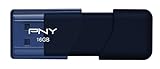 PNY Attache USB 2.0 Flash Drive, 16GB/ NAVY (P-FD16GATT3NB-GE)
