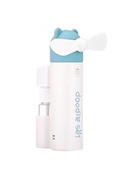 Ventilador de mano KOODER para escritorio, mini ventilador portátil, ventilador USB recargable. Batería de 1200 mAh para 6 horas de trabajo continuo. Ventilador personal para interiores y exteriores.