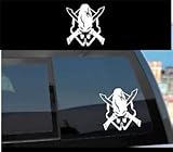 Halo Legendary Logo Decal Sticker Spartan for Car Laptop Wall Room (5.5