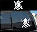 Halo Legendary Logo Decal Sticker Spartan for Car Laptop Wall Room (5.5" inches (White)