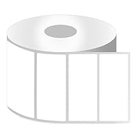 4" x 2" [ OfficeSmartLabels ] ZE1400200 Direct Thermal Labels, Compatible with Zebra Printers Postage Barcode Shipping Desktop Printer Sticker - 11 Rolls / 1" Core