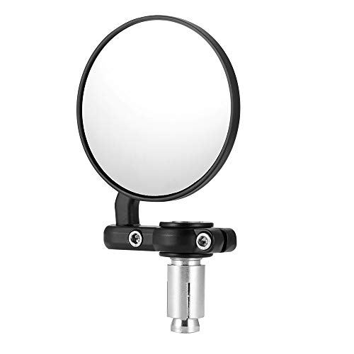 Houkiper 2Pcs Universal Motorcycle Mirror Handle Bar End Rearview Side Mirrors Motor Accessories - Thumbnail 5