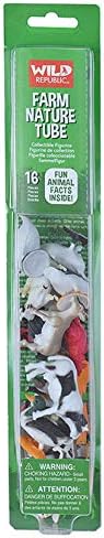 Wild Republic Europe ApS 28cm Tube Farm Animals Green Brand New Playset 16 pcs view 2