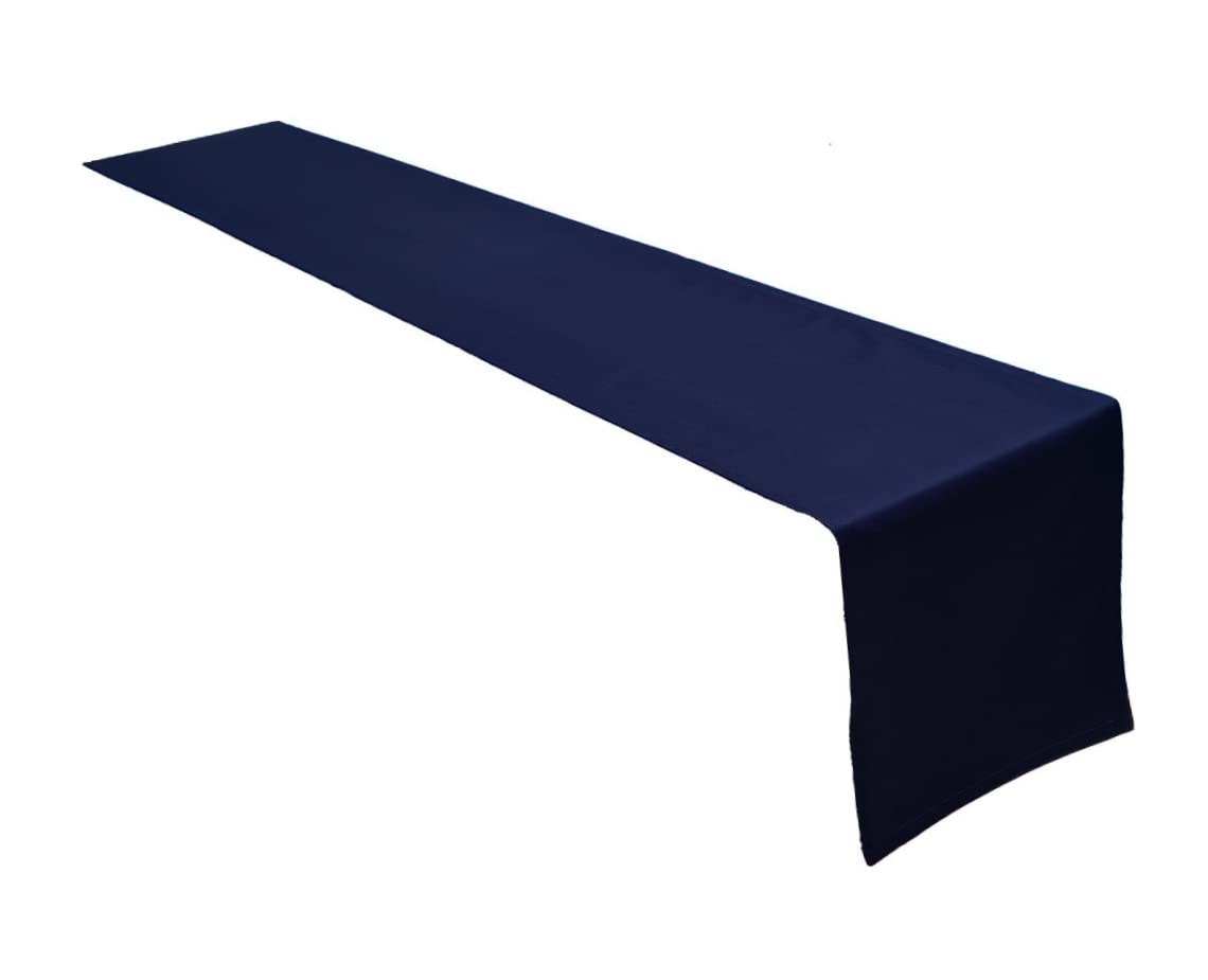 Lemos Home Table Runner, Table Linen Made from 100% Cotton, Concept Collection, Choice of Colours and Sizes (Table Runner - 40 x 250 cm, Navy Blue) — image 1