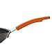 Rachael Ray Brights Hard Anodized Nonstick Frying Pan / Fry Pan / Hard Anodized Skillet - 12.5 Inch, Gray with Orange Handles