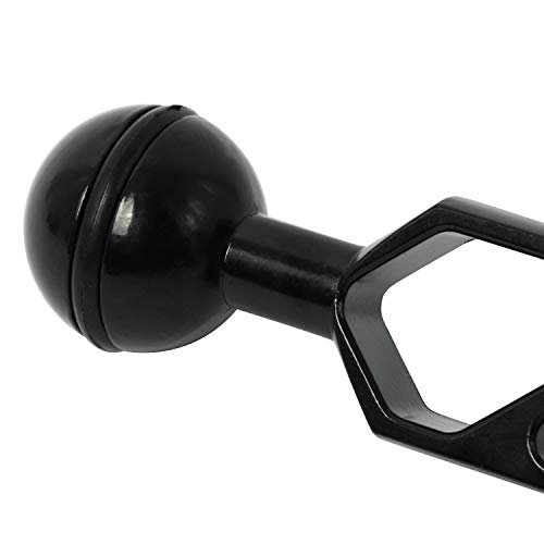 Amarine Made 2 Pack of 5 Double 1" Ball Aluminum Arm for Connecting Strobe/Video Light to Underwater Housing