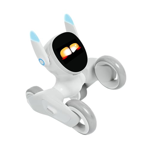 Loona Robot Pet Dog - Smart AI Robot Chat GPT4o Enabled with Voice Command & Gesture Recognition - Top Boys and Girls Gifts Limited Sky Edition
