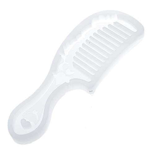 WEFOO 4Pcs Comb Silicone Molds DIY Craft Casting Molds for Jewelry Making Tools.