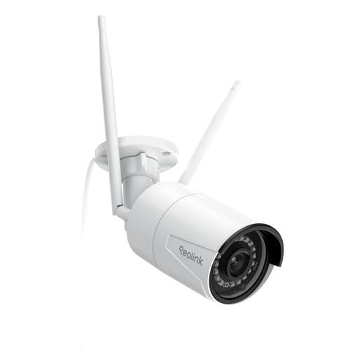 REOLINK Outdoor Security Camera, Camera Surveillance Exterieur, RLC-510WA | Plug-In Power, 5MP Dual-Band WiFi, Smart AI Detection, 100ft Night Vision, Security Cameras Wireless Outdoor, No Subscription