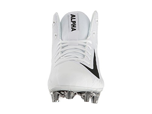 Nike Alpha Menace Pro Mid Mens Football Cleats (10.5 D(M) US) White/Black Nike Alpha Menace Pro Mid Mens Football Cleats (10.5 D(M) US) White/Black