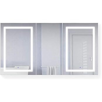 Amazon Com Led Medicine Cabinet 66 Inch X 36 Inch Recessed Or