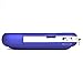 32GB MP3 WMA USB Music Player FM Radio With LCD Screen, Blue