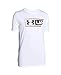 Under Armour Boys' Dual Logo T-Shirt, White/Risk Red, Youth Small