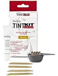 Godefroy Hair Color Kit for Spot Coloring, Covers Up Gray Hairs, Light Brown, 4-Applicaion Kit