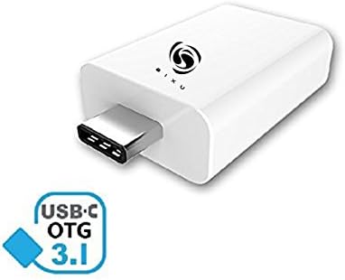 Bixu USB Type A Female to USB Type C (USB 3.1) Adapter (Type-C White)