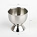 Egg Cup Holder Set for Soft Boiled Eggs Include 6 Stainless Steel Egg Tray Kitchen Tool