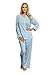 Shadowline Women's Plus-Size Petals Long Sleeve Pajama