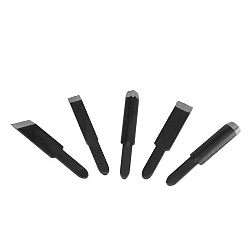 Woodworking Carving Chisel Carving Wood Tools Engraving Knife Hand Tool with 5 Blades and 1 Wrench