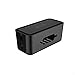 Cable Management Box, NTONPOWER Cord Organizer Box to Hide Electrical Cords and Power Strip Cover, Cable Box Organizer with Phone Holder, 12.2