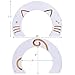 EXPAWLORER Cat Doors for Interior Doors - 2 Pcs Made of Bamboo for Kitty Puppy Pass Hidden Litter Box Furniture Hole Door Fits Cats
