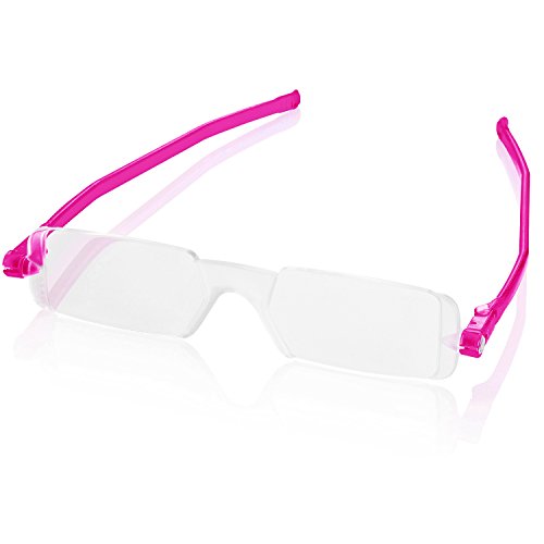 Nannini Reading Glasses Italy Vision Care Unisex Ultra Thin Fuchsia 1.5