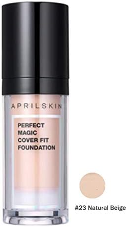 [AprilSkin] Perfect Magic Cover Fit Foundation 30ml (01#21 Light Beige)