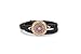 Unique Diffuser Aromatherapy Bracelet, Double Wrap Faux Leather, 25mm Rose Gold Locket (Rose Gold)