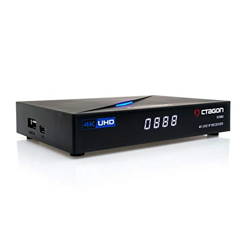 Octagon SX888 4K UHD IP Receiver H.265 1GB RAM 4GB Flash Stalker IPTV Multistream Zwart - Afbeelding 5