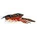Tackle HD 8-Pack Hi-Def Craw Bass Lures, 3D Scanned from Live Crawfish, 3-Inch Soft Plastic Crawfish Lures for Bass Fishing, Rubber Fishing Lures for Freshwater, Brown & Orange