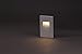 CLOUDY BAY 120V Dimmable LED Step Light,Vertical,3000K Warm White 3W,Stairway Stair Light,White Finish