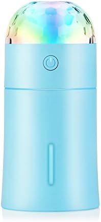 Ashbringer Essential Oil Diffuser Cool Mist Humidifier ,Portable Personal Humidifier with Automatic Shut-off and 7 Color LED Lights Changing for Travel Home Car Office Baby Bedroom (Blue)