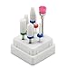 JEWHITENY Ceramic Nail Drill Bit Set Electric Nail Milling Cutter for Manicure Pedicure Nail Art Accessoires Tool Remove Nail Polish