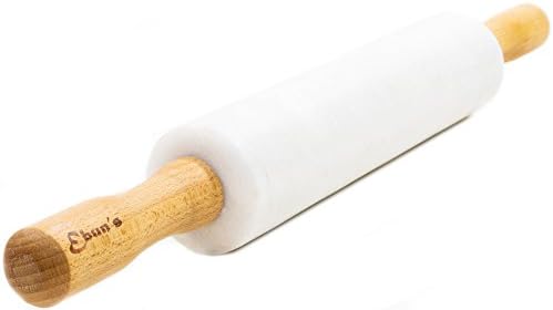 Rolling Pin for Baking Pie Pizza &amp; Cookies - Kitchen utensil tools gift ideas for bakers (Marble 18" inches)