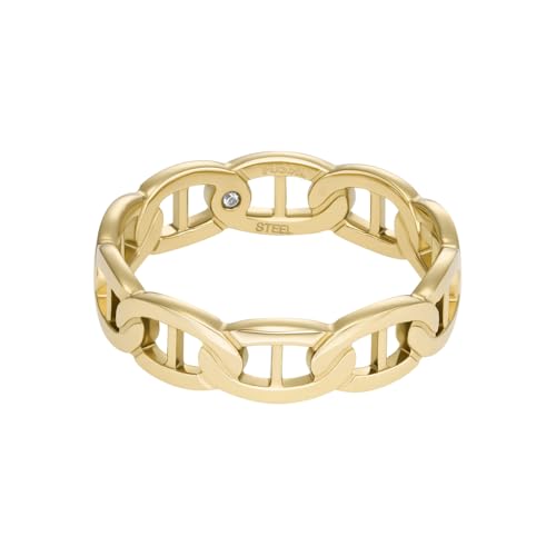 Fossil Womens Stainless Steel band Rings
