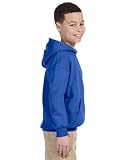 Gildan boys Heavy Blend Hooded Sweatshirt(G185B)-ROYAL-XL