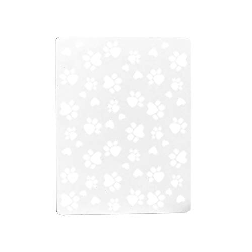 AkoMatial Cutting Dies,Lovely Paw Shape Embossing Cutting Dies Tool Stencil Template Mold Card Making Scrapbook Album Paper Card Craft,Metal